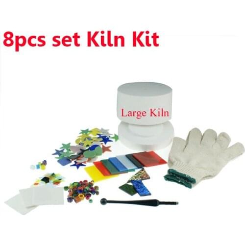 Microwave Fusing Kiln For Glass Fusing 8pcs set Large Microwave Kiln Kit
