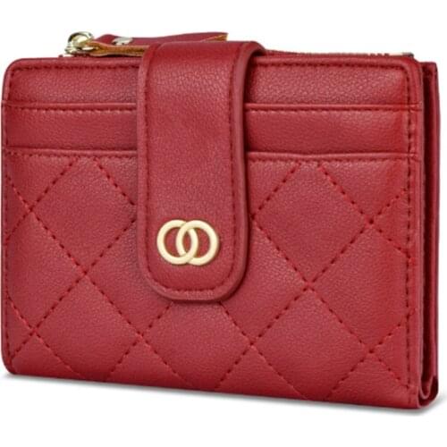 Multi card slots Women Wallet Made Of Pu Leather Fashion Hasp Small Short Purse With Coin Pocket Slim Card Holder For Female