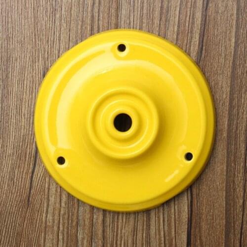 Wall Mount 105mm Ceramic Lamp Base Retro Vintage Ceiling Rose Hook Holder Plate 100mm Chandelier Pendant Lamp Light