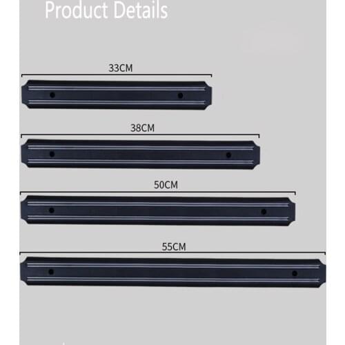 Wall-mounted Kitchen Magnetic Knife Holder Rest Wall Mount Plastic Magnetic Magnet Knife Holder Racks Stripe Holder