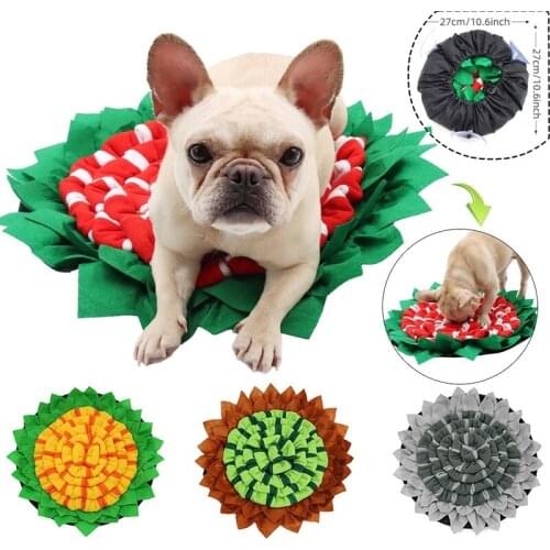 New Washable Shrink Dog Educational Toy to Improve IQ, Smell Training, Food Pad for Foraging, Slow Distribution Feeder Pad