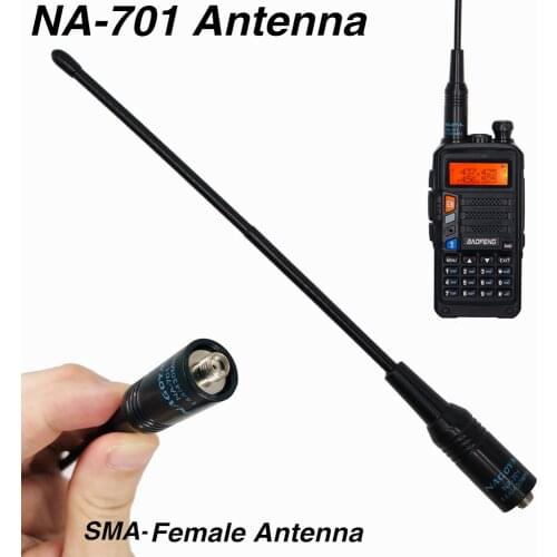 Original NA-701 SMA-Female Antenna Dual Band Handheld Two Way RAdio for Baofeng UV-5R UV-82 BF-888S Walkie Talkie NA701 Antennas
