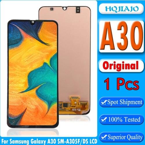 Original For Samsung Galaxy A30 SM-A305FN/DS A305F/DS A305 LCD Display Touch Screen Digitizer Assembly For Samsung A30 Lcd
