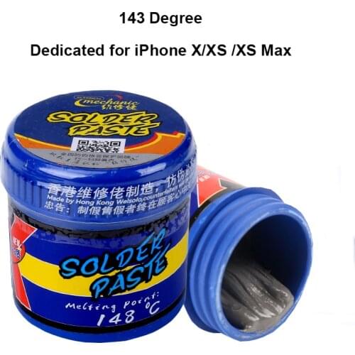 MECHANIC Lead Free Soldering Paste 148 degree Welding Flux Paste Dedicated for iPhone X/XS/XS Max/XR Motherboard Middle Layer