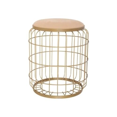 Modern lux Camellia Puff Black-green coffe table