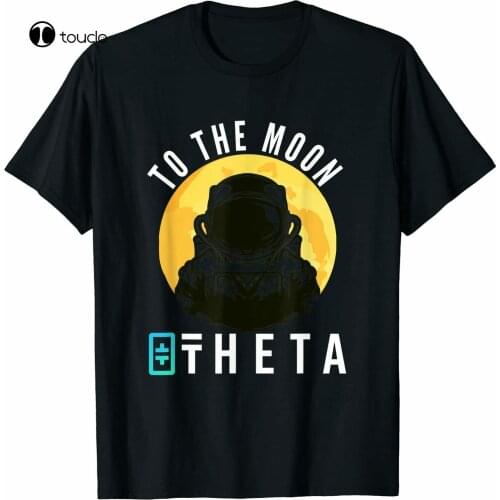 Theta To The Moon, Theta Crypto Token, Theta Logo Hodl Theta T-Shirt Tee Shirt