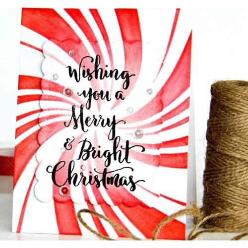 Twisted Rays Dance Stencils Frame For DIY Scrapbooking Decor Embossing Paper Card Album Crafts Templates Drawing Sheets 2018 New