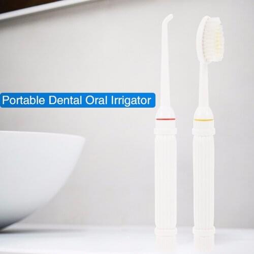 Portable Faucet Water Dental Flosser Oral Irrigator Jet Interdental Brush Tooth Toothbrush Cleaning SPA Cleaner Teeth Whitening