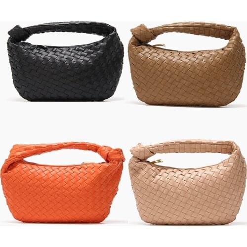 Women Clutch Bags Evening Party Purses Horn Cloud Bag Woven Bag For Women Pouch Handbag Women Shoulder Messenger Underarm Bag