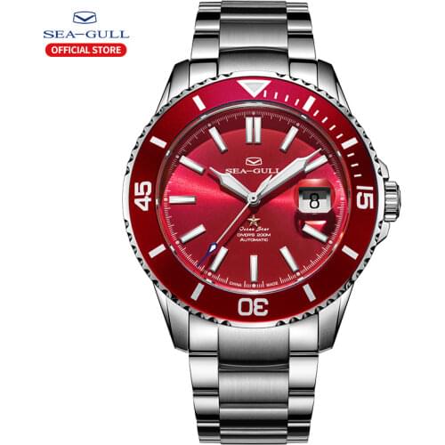 2020 New Seagull Mens Watch Ocean Star China Heart Deep Diving Luminous Automatic Mechanical Mens Watch 816.92.6113