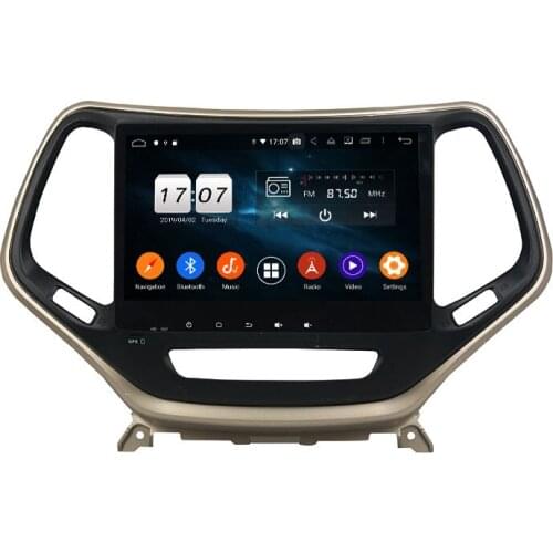 10.1" Android 9.0 Car Radio For JEEP Cherokee 2016-2017 Car Multimedia Player 8 Core Stereo 1024*600 Car Audio DSP GPS
