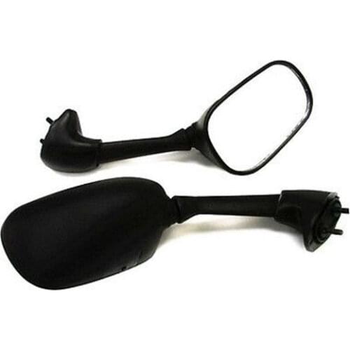 Black Motorcycle Rearview Side Racing Mirror Mirrors for 2001-2002 Yamaha YZF R6