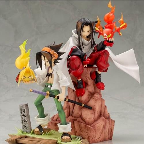Tronzo Anime Shaman King Action Figure Yoh Asakura AMIDAMARU HAO ASAKURA PVC Figure Model Anime Collection Figurine Doll Toys