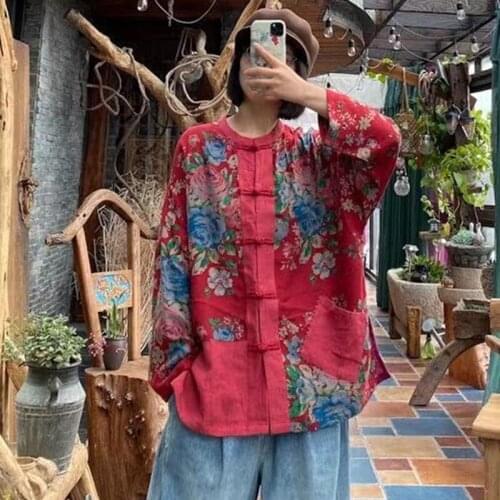 Женские красные рубашки Fairynatural China At AliExpress