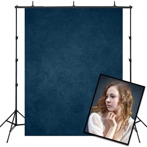 Cotton Cloth Backdrops Christmas Dancing Photography Background Solid Deep Navy Backdrop Model Portrait Photo Studio Props Favor