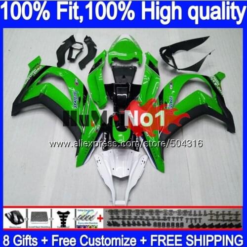 Injection For KAWASAKI ZX 10R 1000CC ZX10R 11 12 13 14 15 74MC.18 Green black ZX1000 CC ZX-10R 2011 2012 2013 2014 2015 Fairing