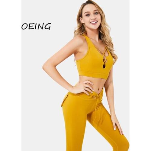 Two Piece Yoga Set Women Sports Bra Yoga Set Lounge Wear Set Workout Clothes for Women