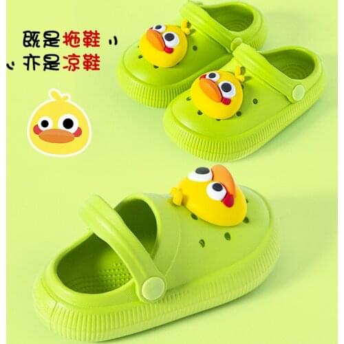 Summer Baby Girl Sandals Animals Soft-soled Baotou Boys and Girls Cool Slippers Baby Girl Sandals