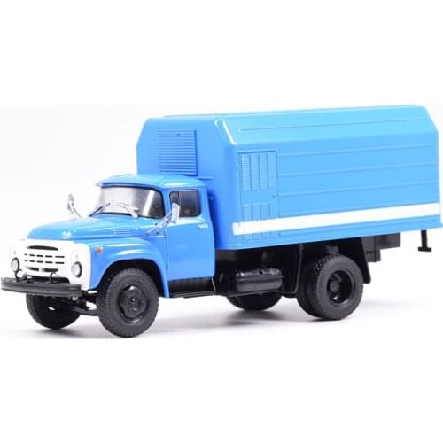 1:43 Scale Diecast Alloy Car Miniature Russian Van Refrigerator Truck LUMZ-890B Static Simulated Vehicle Model Collection Gift