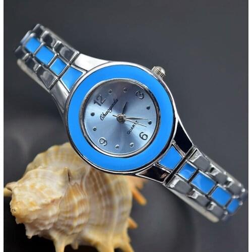 Fashion elegant wrist watch Womens girl exquisite Metal Alloy band quartz Bracelet Watches 928
