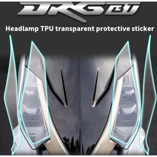 Motorcycle Headlamp Film Protection to Tpu Transparent Waterproof for Sym Drgbt Xs150t-10