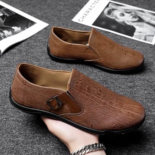 Tenis Masculino Moccasins Men Casual Loafers Shoes Breathable Leather Flats Slip on Fashion Party Dress Male Footwear