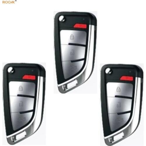 RIOOAK New 10pcs/lot Xhorse Universal XKKF22EN wire Remote Key Fob Knife Style for VVDI Mini Key Tool vvdi2 free shipping