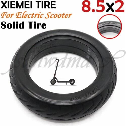 XIEMEI TIRE 8.5 Inch Rubber Solid Tire 8 1/2x2 Tire 8.5x2 No-inflate Fatter Tyre for Xiaomi mijia M365 pro Electric Scooter