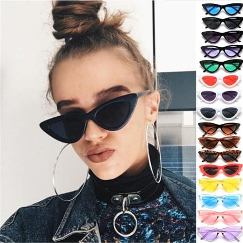 Fashion Retro Sunglasses UV400 Small Triangle Sunglasses Camping Sun Shades Ladies Trending Eyewear Outdoor Driving Glasses