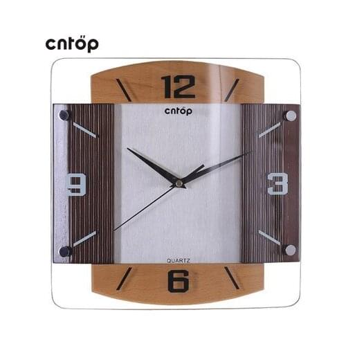 Modern design high quality watch fashion personality simple wood living room wall clock jumping seconds 8 inches free shipping