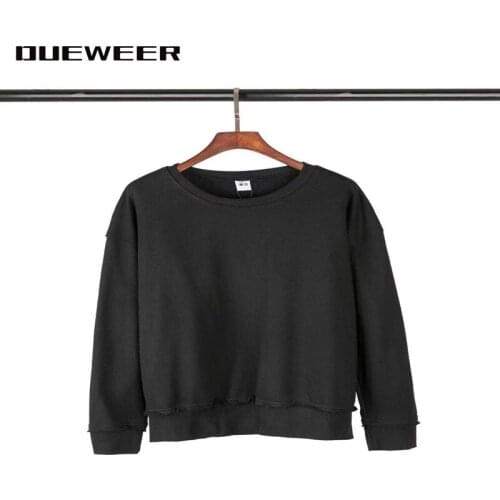 Dueweer Mens Oversized Sweatshirt Kanye West Vintage Washed Hoodies Solid Color Raw Edges Sweatshirts Pullovers Streetwear