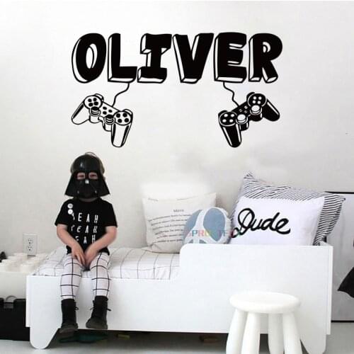 Vinyl Carving Wall Stickers Custom Controller Decal Art Childrens Named Mural Play Room Poster Home Decoration Painting SP-209