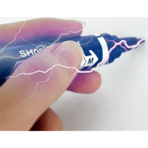 TOYZHIJIA 1Pc Fun Shocker Joke Gag Prank Gift Crazy Trick Party Supply Electric Shock Marker Pen Novelty Funny Toys Random Color