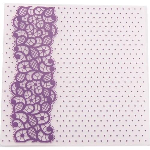 ZFPARTY Lace Plastic Embossing Folders for DIY Scrapbooking Paper Craft/Card Making Decoration Supplies