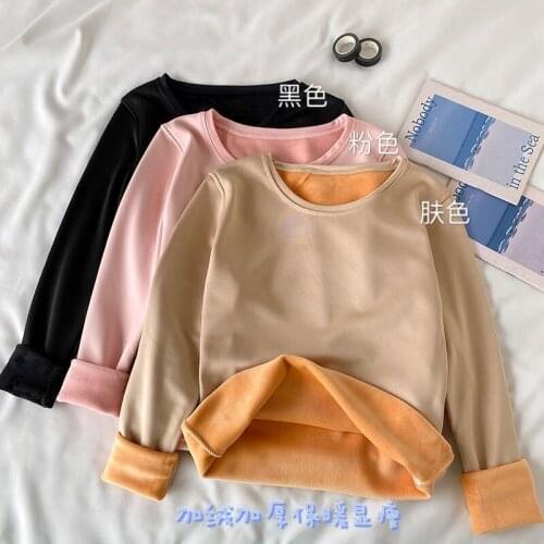 Woman Tshirts Autumn Winter Coat Womens Long-Sleeved T-shirt Ropa Mujer Camisetas