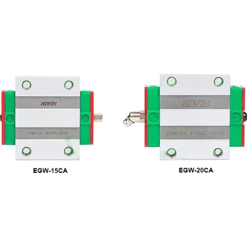 1pc Origin HIWIN EGW15CA EGW20CA EGW25CA 100% Original Hiwin linear blocks guide CNC router co2 laser machine bearing carriages