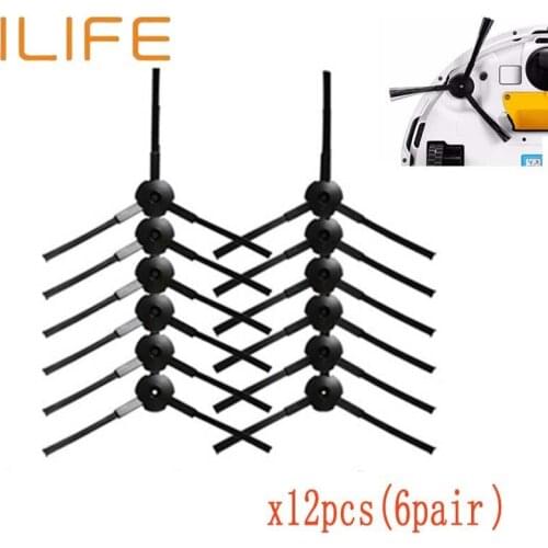 12 pcs Side Brush for CHUWI ilife v5s v5 x5 ilife V3s v3s pro v3l v5s pro v50 A4 Replacement Robot Vacuum Cleaner Parts