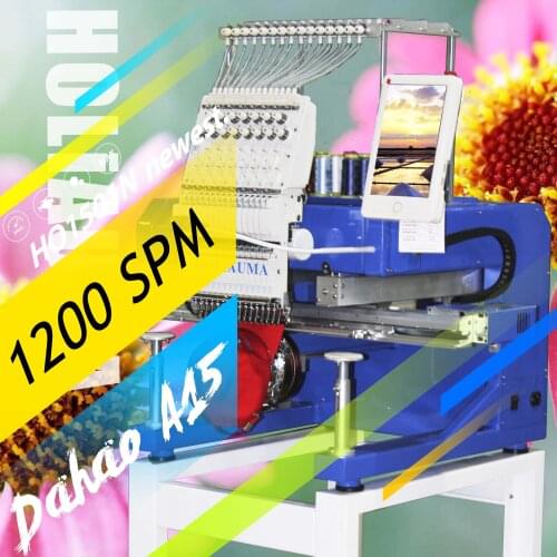 3 Years Quality Warranty!!!1 head barudan similar used leather Embroidery machine multifunctional household sewing machine