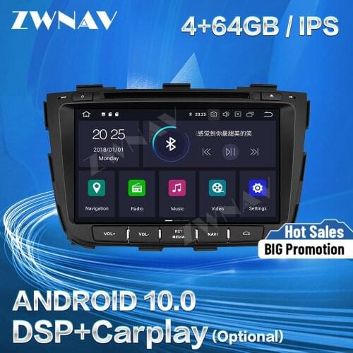 Carplay For KIA SORENTO 2012 2013 2014 2015 2016 2017 2018 Android Multimedia Player GPS Audio Stereo Radio Recorder Head Uiit