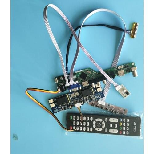 For LTM170EU-L35 1280X1024 17" HDMI LCD Resolution TV Controller Board VGA AV VGA kit 4 lamps Digital Signal 30pin