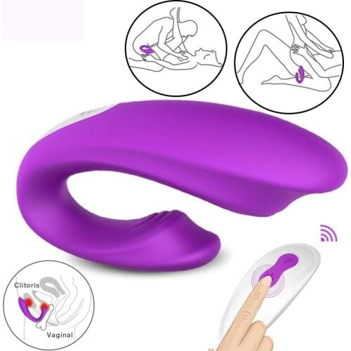 Bendable Wearable Dildo Vibrator Couple Share G-spot Vibrator Wireless Remote Control Clitoris Vagina Stimulator Sex Toys