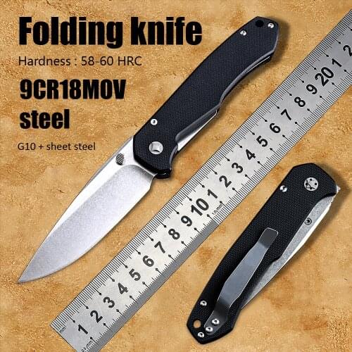 Pocket knife hunting knife survival knife tactical survival camping folding knife self defense knifes G10