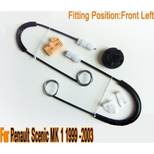 FOR RENAULT MEGANE I WINDOW REGULATOR REPAIR KIT FRONT LEFT
