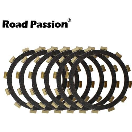 Road Passion 6pcs Motorcycle Clutch Friction Plates Kit For Yamaha XT250X 2008-2010 TTR250 1999-2006 XT250 Serow 2009-2013