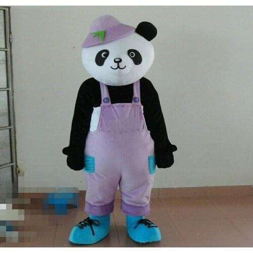 Panda Mascot Costume Cosplay Furry Suits Party Game Fursuit Cartoon Dress Outfits Carnival Halloween Xmas Easter Ad Clothes
