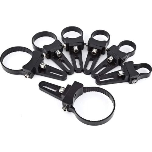 Offroad Light Bracket Car Bumper Round Bullbar Bar Driving Work Lamp Clamp Holder 1-3inch LED Light Bar Rotate Clip Holder Bull