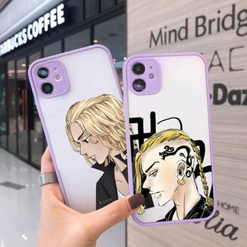 Anime Tokyo Revengers Mikey Phone Case matte transparent For iphone 7 8 11 12 plus mini x xs xr pro max cover