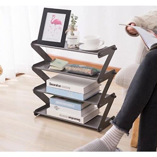 Multi Layer Stainless Steel Assembly Shoe Rack Non-woven Fabric Multi-function Household Rack Bookshelf Living Room Organizer