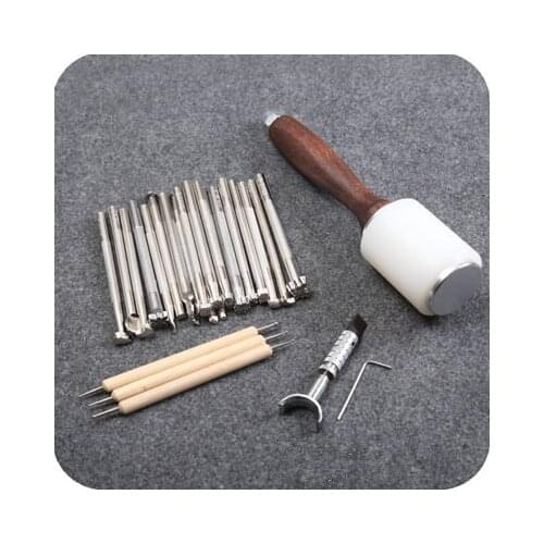 Diy Leather Making Printing Tool Set Leather Engraving Tool Leather Art Engraving Tool