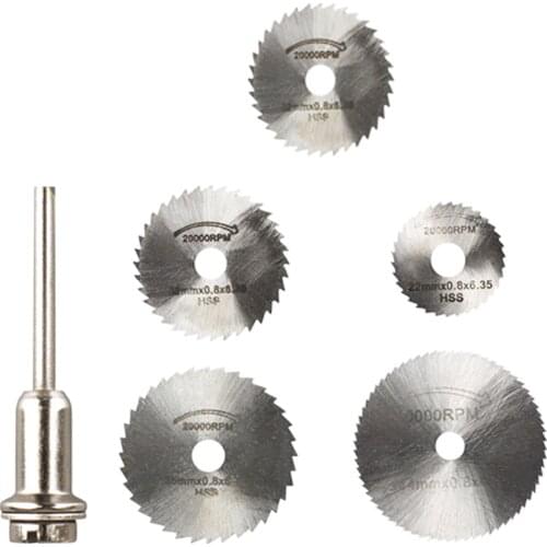 Circular SawBlades Set for Dremel Rotary Tool Wood Plastics PVC Cut-of Cutting Blading
